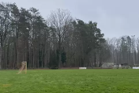 Für ein gepflegtes Fußballspiel ist der Naturrasenplatz in Schaidt nicht mehr geeignet.