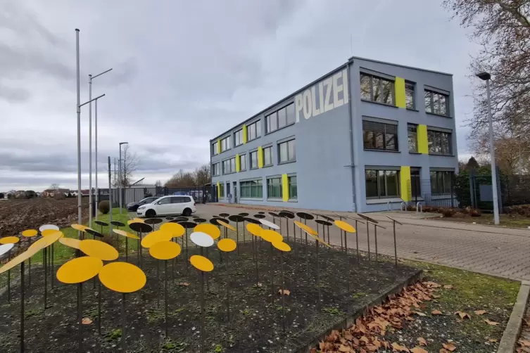 Das Dienstgeb&auml;ude in Oppau. 