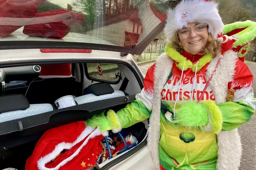 Dieser Grinch meint es nett.