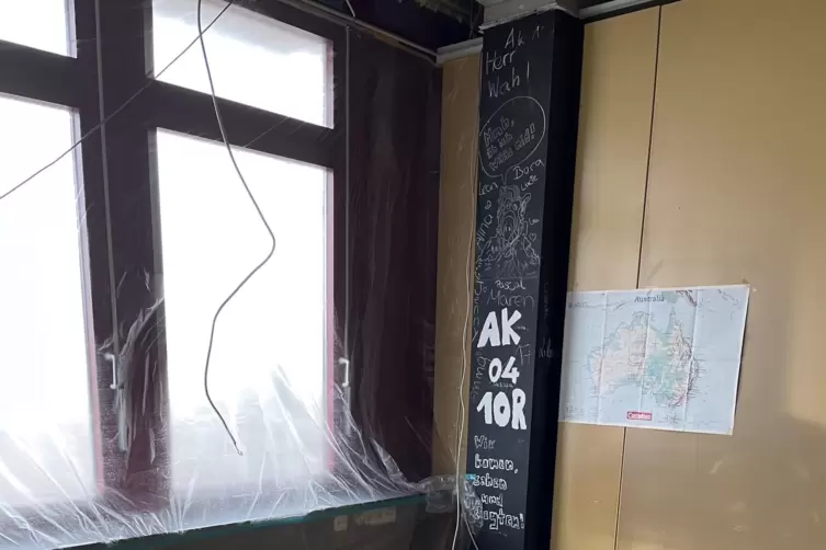 Im Alfred-Grosser-Schulzentrum in Bad Bergzabern sind einige R&auml;ume zurzeit Baustellen. 