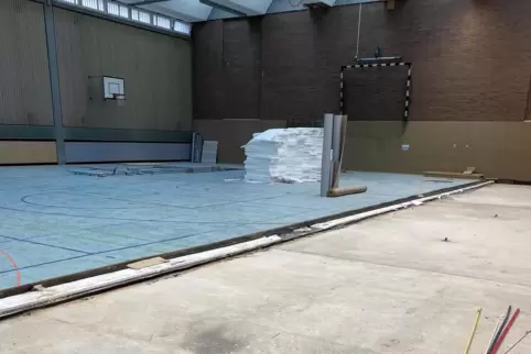 Trainieren kann man in der Sporthalle des Europa-Gymnasiums derzeit nur sehr eingschränkt.