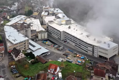 Die Papierfabrik Julius Glatz GmbH in Neidenfels. 