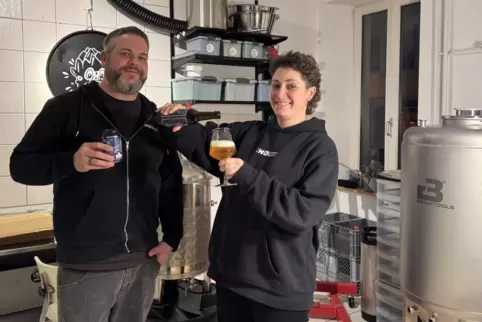 „Wir wollten etwas machen, das uns wirklich Spaß macht“, sagt Laura Weber – und hat genau das mit der eigenen Brauerei Zum Wøl g
