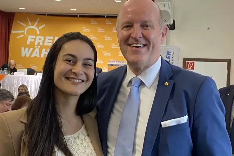 Jasmin Awan und Rudolf Rinnen. 