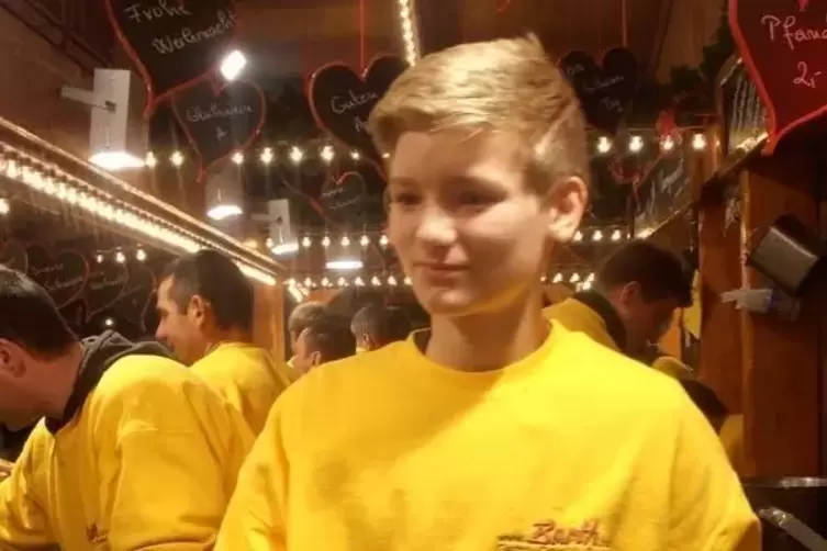Schon als Kind im Weihnachtsmarkt-Einsatz: Patrick Barth. 