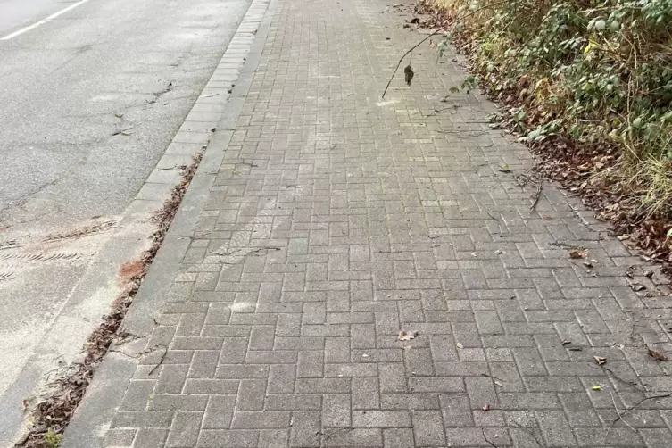 Gegenrichtung: Vom Kreisverkehr Richtung Karl-Leiling-Allee.