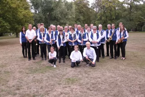 Die aktive Kapelledes Musikvereins Edelweiß hat sich viel vorgenommen für das Jubiläumsjahr.
