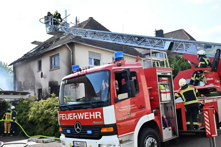 Gro&szlig;brand nach der Unkrautbek&auml;mpfung: So geschehen im August im Grundwiesenweg. 