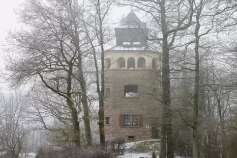 Trübe, neblig und grau: Wie auf diesem Foto vom Eulenkopfturm präsentierte sich der Herbst 2024. 