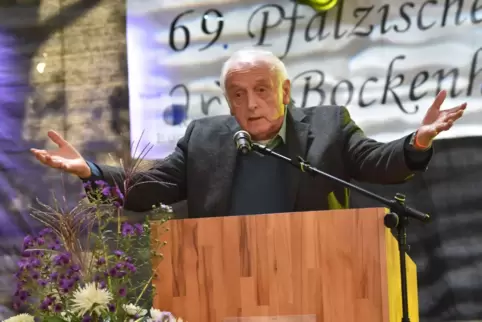 Gerd Becht organisiert seit vielen Jahren die Pälzer Owende. 