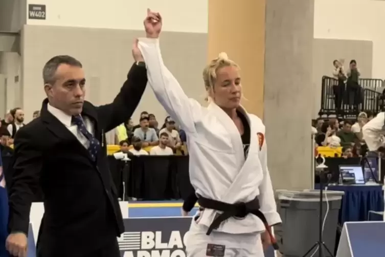 Bronze bei der WM: Im Brazilian Jiu-Jitsu stand Anna Kemper 2023 in Las Vegas auf dem Siegertreppchen. 