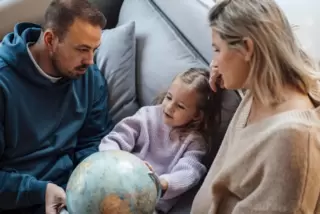 Kinder müssen ihren Platz zwischen Mama und Papa nach einer Trennung erst noch finden. 