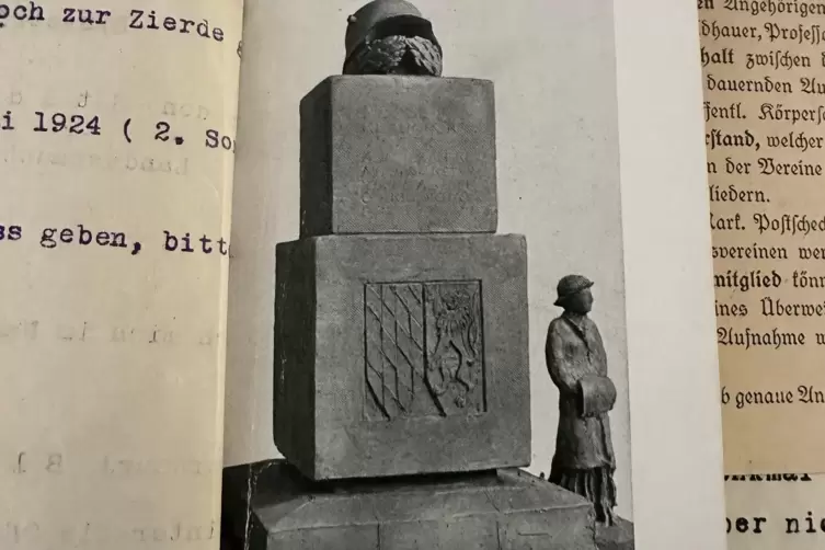 Bleekers Modellentwurf f&uuml;r das Denkmal .
