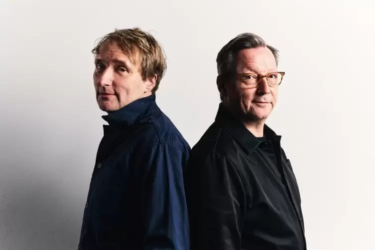 Haben Spaß an der Gänsehaut: Jens Thomas (links) und Matthias Brandt. 