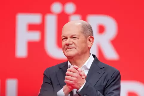 Olaf Scholz tritt für die SPD als Kanzlerkandidat an. 