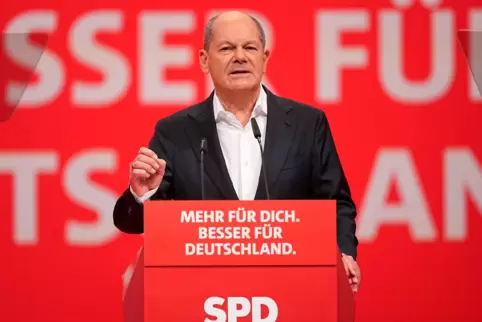 Die SPD setzt auf Scholz: Auf dem Parteitag in Berlin wurde er von den Delegierten fast einstimmig zum Kanzlerkandidaten gekürt.