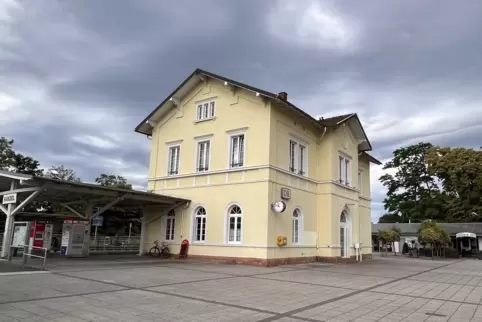 Der Bahnhof Kandel. 