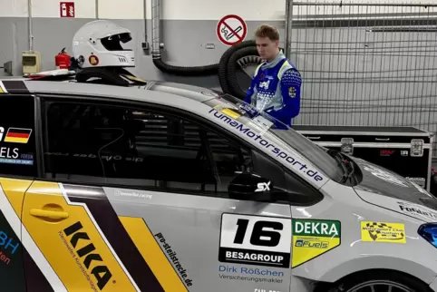 Lars-René Hennig aus Haßloch hat in kurzer Zeit den Sprung vom Automobilslalom auf die Rennstrecke geschafft. 