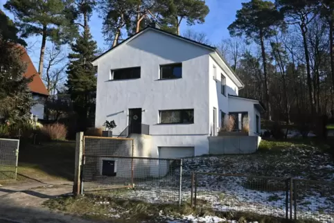 Streitobjekt auf 1000 Quadratmeter Grundstück: das Eigenheim von Familie Walter im brandenburgischen Rangsdorf. 
