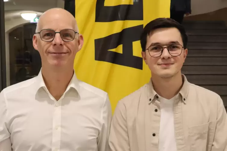 Simon Steitz (rechts) und Beifahrer Jochen Rheinwalt. 