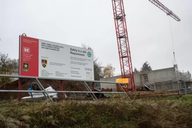 Um die Truppen weltweit zu unterstützen, hier ein Bauprojekt in Baumholder, verfügt das US-Beschaffungswesen über 230 Milliarden