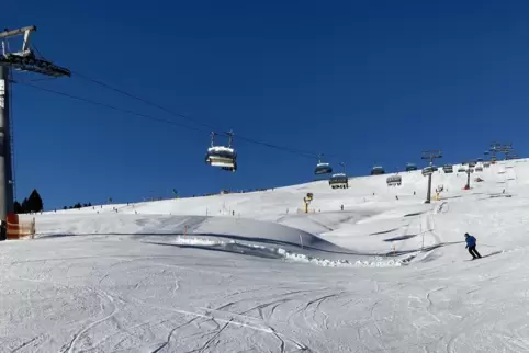 Sonne pur am Feldberg. 