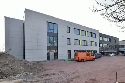 Der neue Anbau der IGS, der inzwischen bezogen wurde.