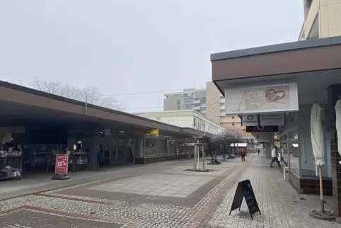 Die Tristesse im Dorschbergzentrum ist nicht nur jahreszeitlich bedingt.
