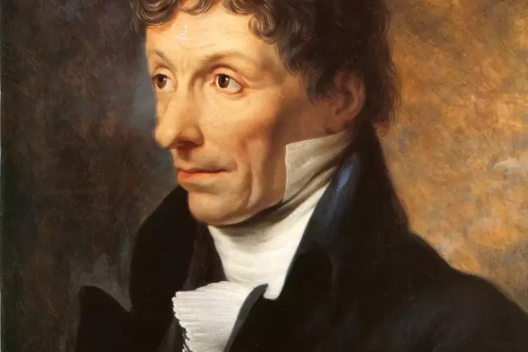 Johann Christian von Mannlich, Gem&auml;lde (1808) von Johann Baptist Selle. Das Gem&auml;lde h&auml;ngt in der Neuen Pinakothek der Bayerische