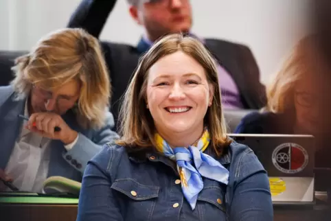 Integrationsministerin: Katharina Binz. Integrationsministerin: Katharina Binz.