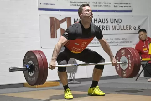 AC-Heber Max Lang weiß, dass es in Grünstadt eng werden könnte. 