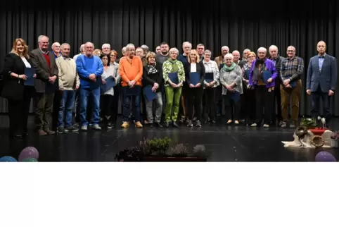 Für ihr Engagement wurden etliche Bürger in Lambrecht geehrt.