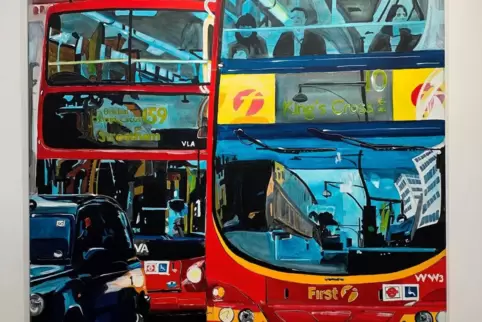 Viele Menschen, aber wenig Gemeinsamkeit: Das Bild „London Traffic“ von Günter Hornung ist der Teil der Serie „Urban Landscapes“