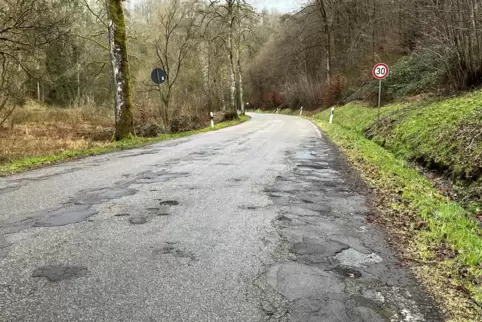 Da waren sich Susanne Ganster und Peter Spitzer einig: Die L475 im Wallhalbtal ist die schlechteste Straße im Kreis.