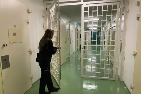 Der Frauentrakt im Abschiebegefängnis des Landes in Ingelheim. 