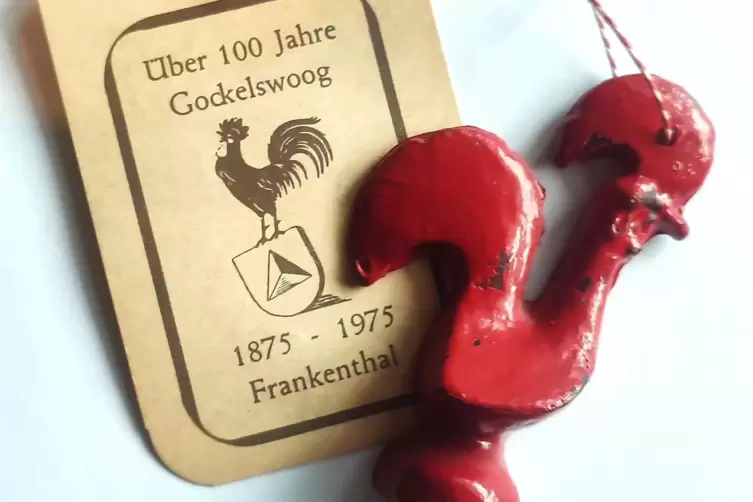 Wiegekarte der Gockelswoog und als roter Wiegeorden (hier ein Beispiel aus dem Jahr 1992). 