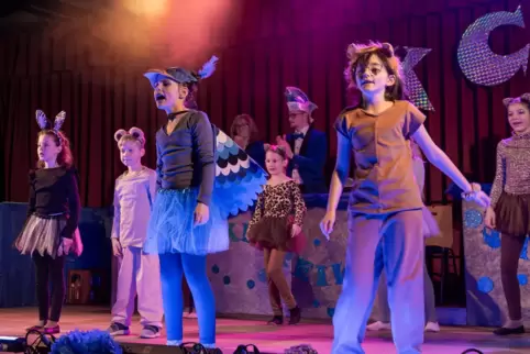 Die Minis des Karnevalclubs hatten ihren großen Auftritt. 