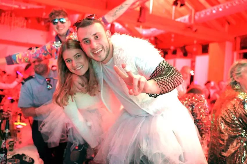 Sergio Fess und Hannah Laux aus Hinterweidenthal haben sichtlich Spaß.