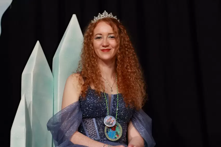 Die Märchenprinzessin des KVE: Ellen I. verkörpert Eleganz.