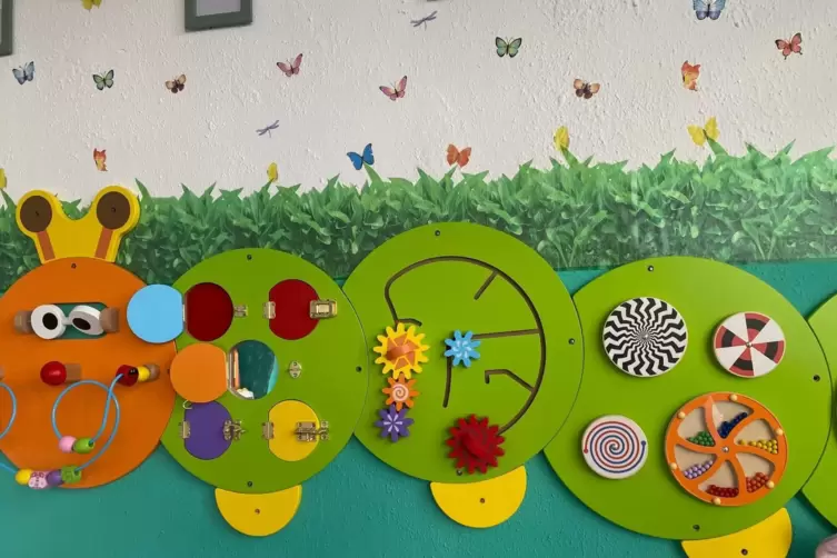 Farbenfrohe Spielm&ouml;glichkeit f&uuml;r die Kleinsten. 