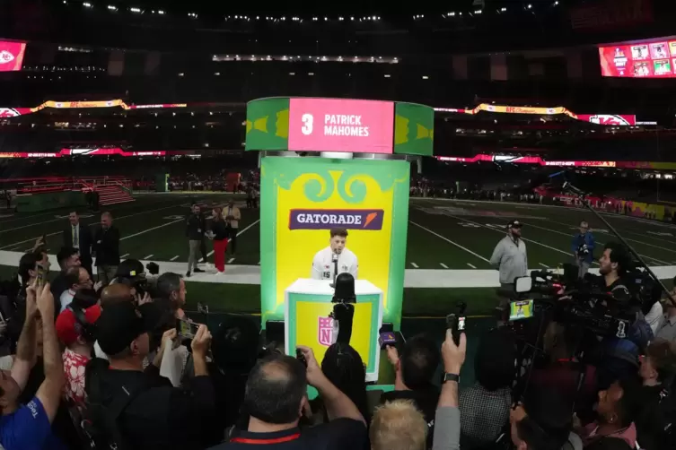 Gefragter Mann: Patrick Mahomes. 