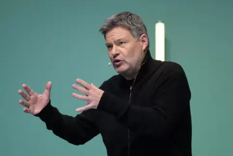 Um sein Papier zur Migrationspolitik gibt es auch innerhalb der Partei Diskussionen: Grünen-Kanzlerkandidat Robert Habeck.