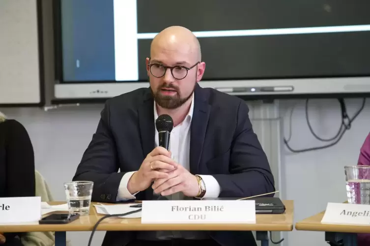 Die CDU arbeite nicht mit der AfD zusammen, betont Christdemokrat Florian Bilic. 