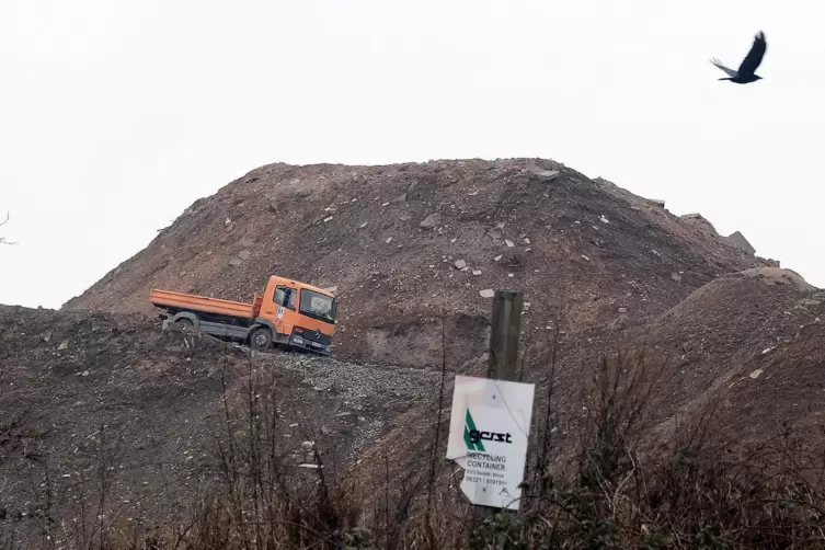 Bis vor einigen Jahren wurde hier noch Bauschutt abgeladen, im Kern findet sich auch noch Hausm&uuml;ll. 