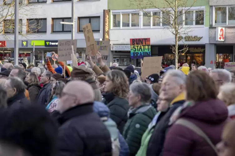 Die „Initiative gegen AfD und Rassismus“ ruft zu einer Demo gegen den Neujahrsempfang der AfD in Saarbrücken auf. Unser Foto zei