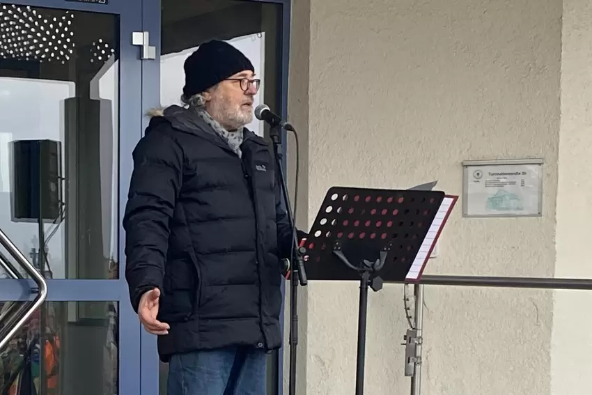 Organisator der Anti-AfD-Kundgebung: Axel Mattern.