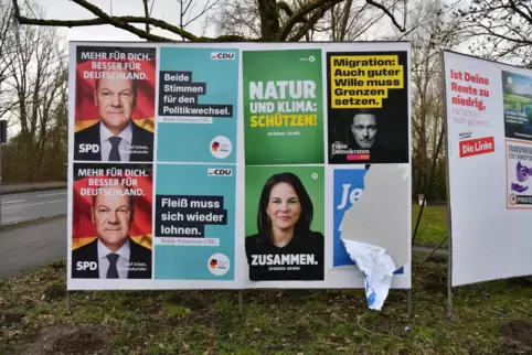 Unsere Wahlplakate-Testerin hätte sich bei den meisten etwas mehr Kreativität gewünscht. 