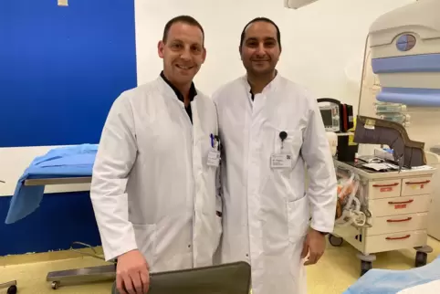 Christian Baumgärtner (links) und Mohamed Haggag (rechts) sind seit Januar in Landau.