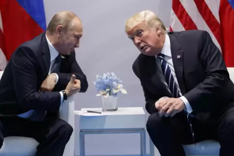 Zwei verstehen sich: Trump und Putin beim G20-Gipfel 2017. 