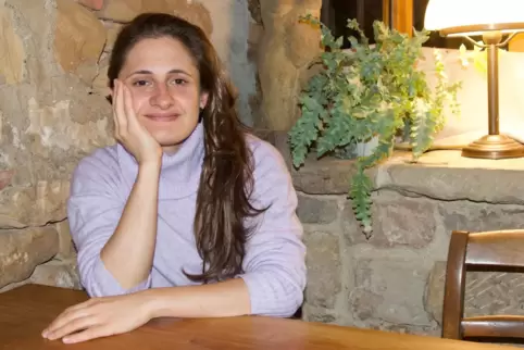 Magali Fernandez im Wachenheimer Café Schellack.